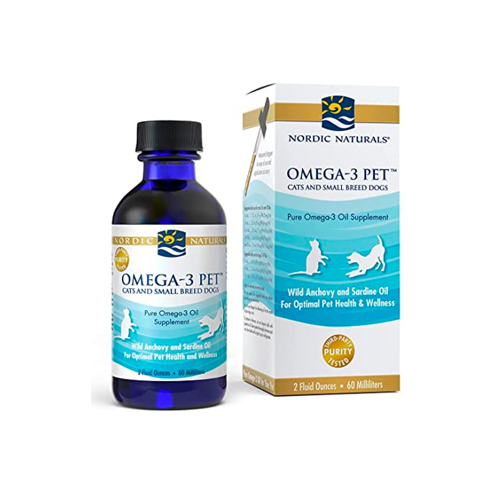 Omega 3 Pet For Cats and Small Breed Dogs 2 oz Mixlab